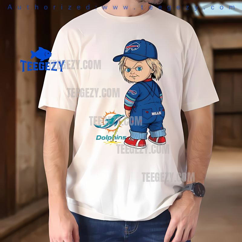 Buffalo Bills Chucky Miami Dolphins Rivalry Costume Tee