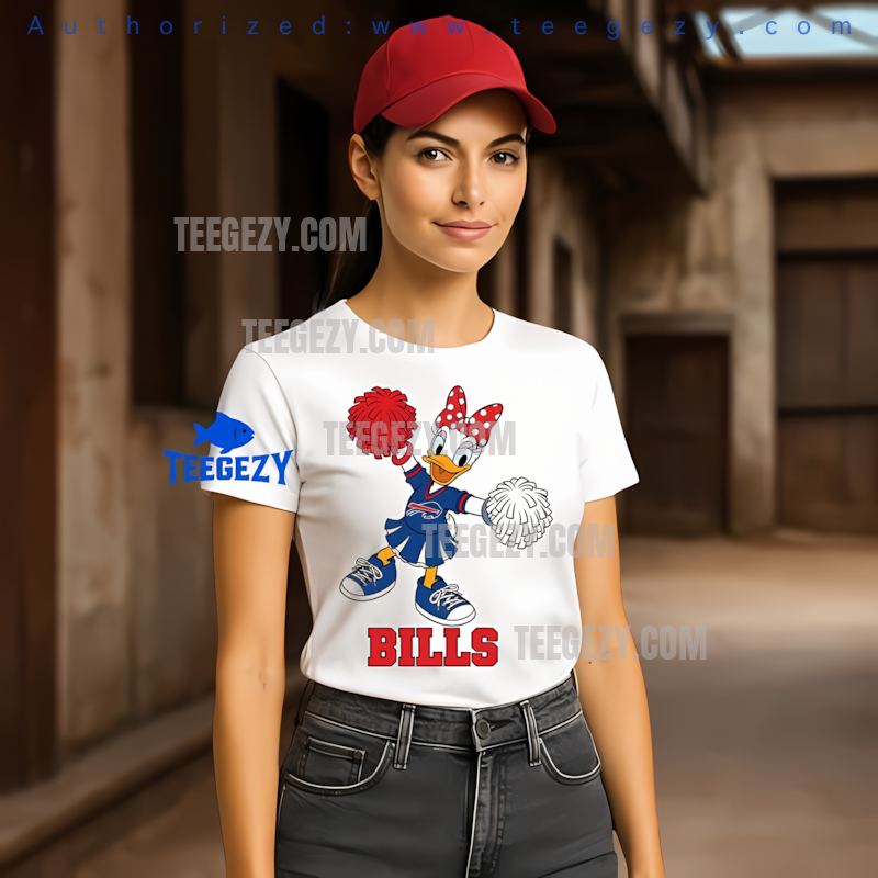 Buffalo Bills Daisy Duck Cheerleader Holiday Shirt