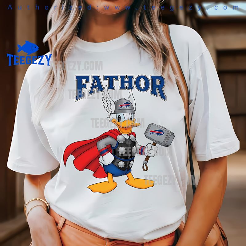 Buffalo Bills Donald Duck Fathor Fun Shirt