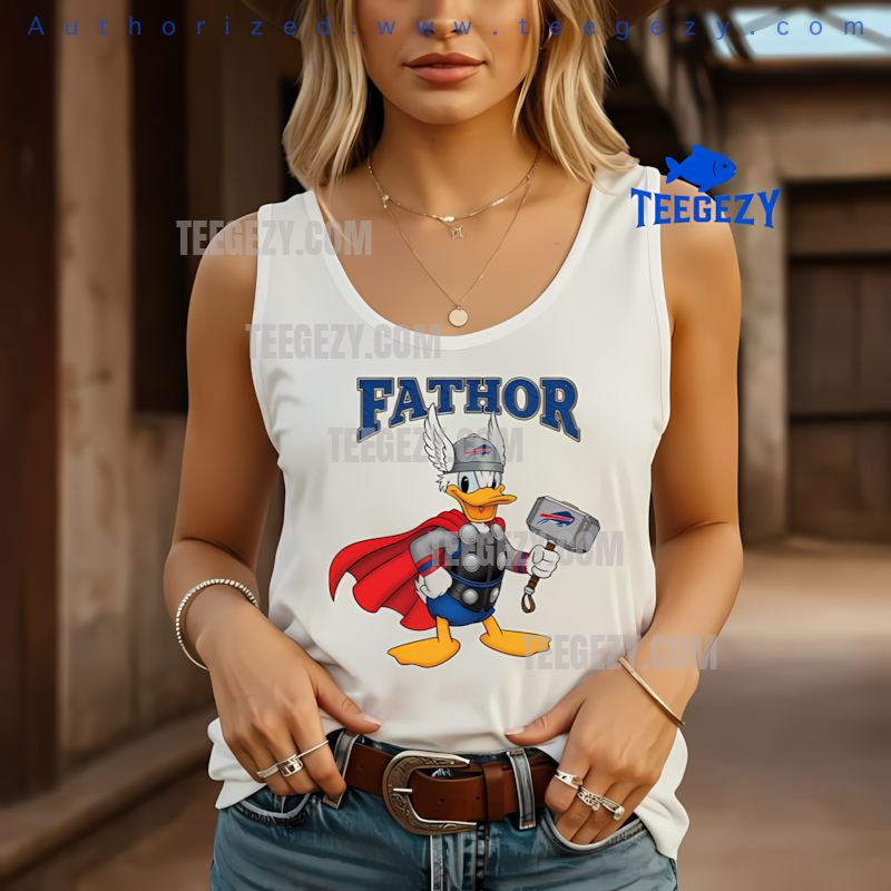 Buffalo Bills Donald Duck Fathor Fun Tanktop Buffalo Bills Donald Duck Fathor Fun Tanktop