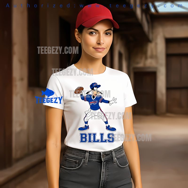 Buffalo Bills Goofy Football Quarterback Fun Shirt