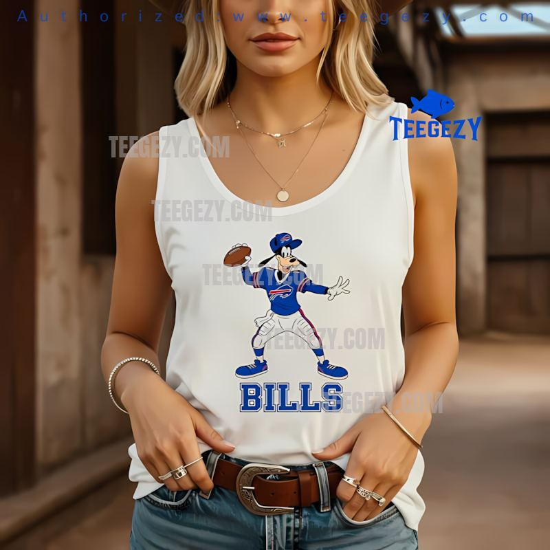 Buffalo Bills Goofy Football Quarterback Fun Tanktop Buffalo Bills Goofy Football Quarterback Fun Tanktop