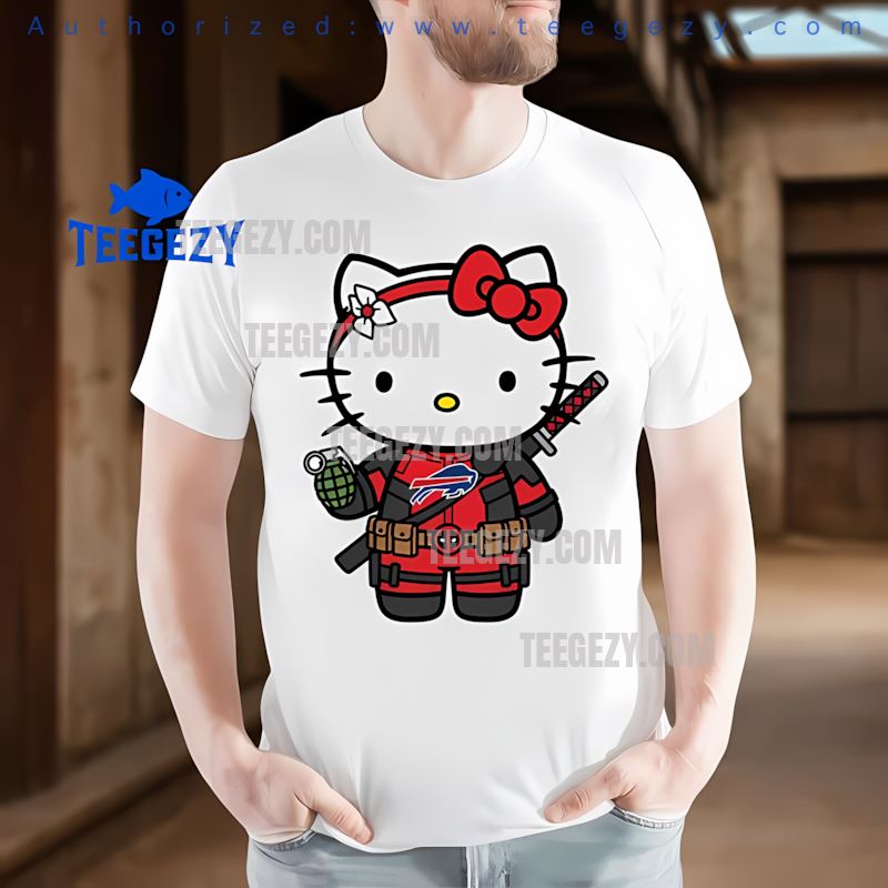 Buffalo Bills Hello Kitty Deadpool Fun Holiday T-Shirt Buffalo Bills Hello Kitty Deadpool Fun Holiday T-Shirt
