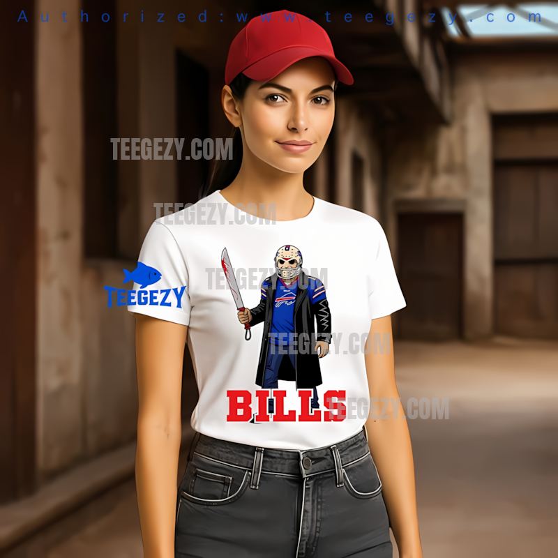 Buffalo Bills Jason Voorhees Halloween Horror T-Shirt Buffalo Bills Jason Voorhees Halloween Horror T-Shirt
