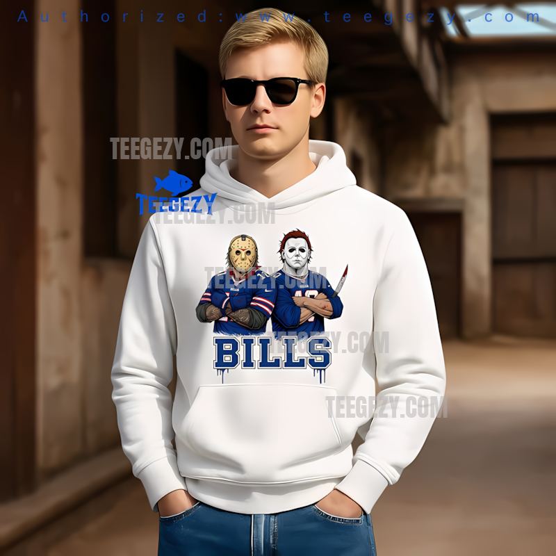 Buffalo Bills Jason Voorhees Michael Myers Horror Hoodie Buffalo Bills Jason Voorhees Michael Myers Horror Hoodie