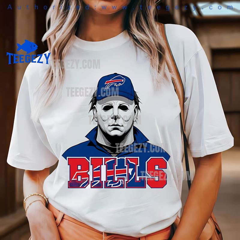 Buffalo Bills Michael Myers Spooky Halloween T-Shirt Buffalo Bills Michael Myers Spooky Halloween T-Shirt