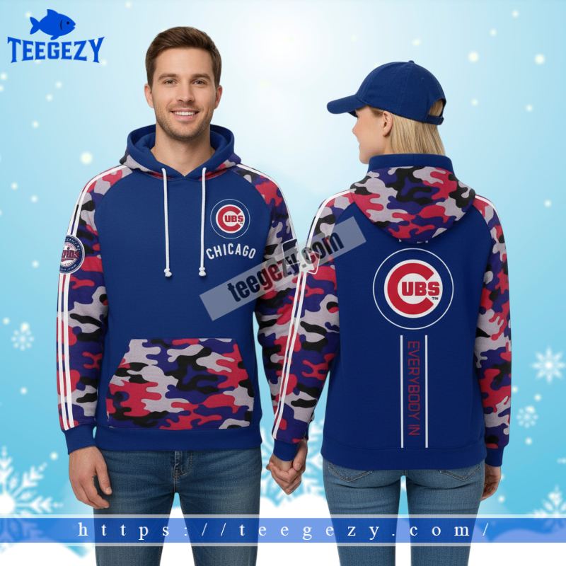 Camo Aop Chicago Cubs Blue 3D Hoodies For Sale Camo Aop Chicago Cubs Blue 3D Hoodies For Sale