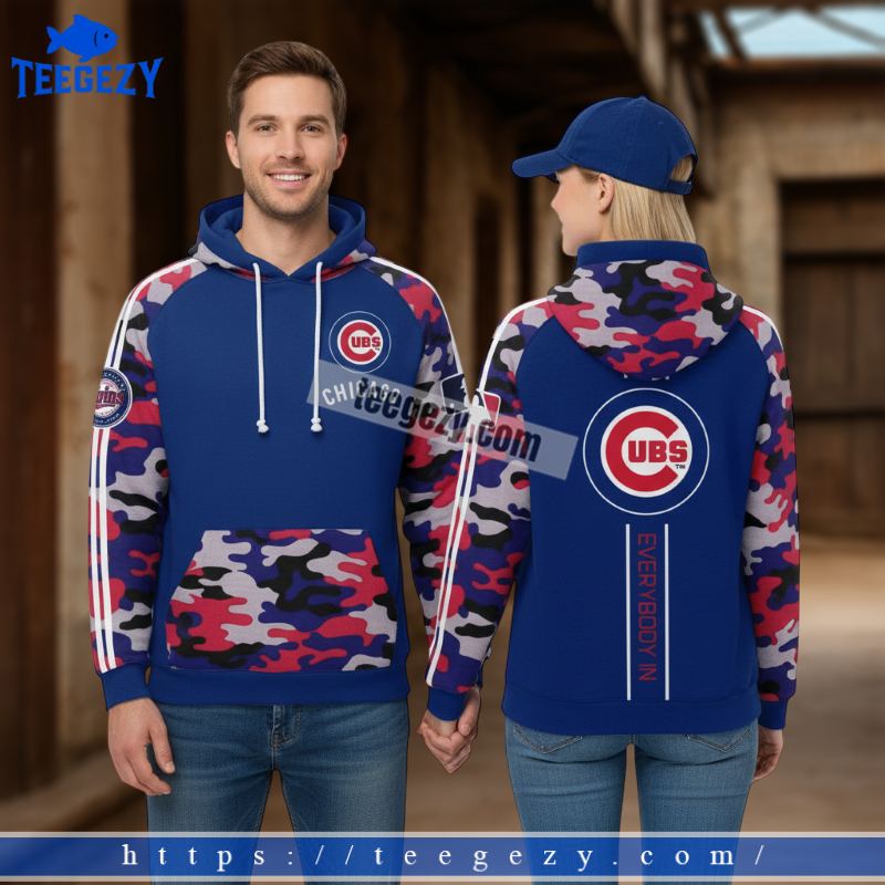 Camo Aop Chicago Cubs Blue 3D Hoodies For Sale Camo Aop Chicago Cubs Blue 3D Hoodies For Sale