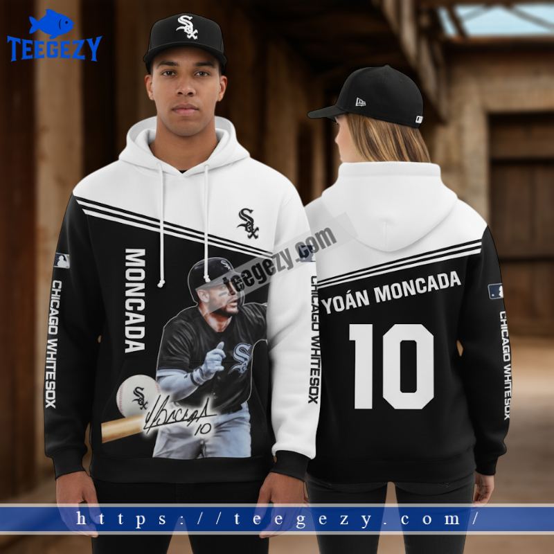 Chicago White Sox Moncada Player Black 3D Youth Hoodie Chicago White Sox Moncada Player Black 3D Youth Hoodie