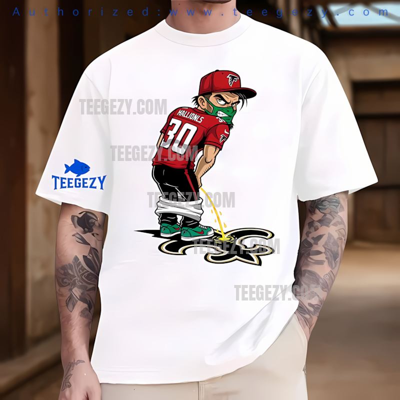 Falcons Hannibal Lecter Peeing On New Orleans Saints Rivalry T-Shirt Falcons Hannibal Lecter Peeing On New Orleans Saints Rivalry T-Shirt