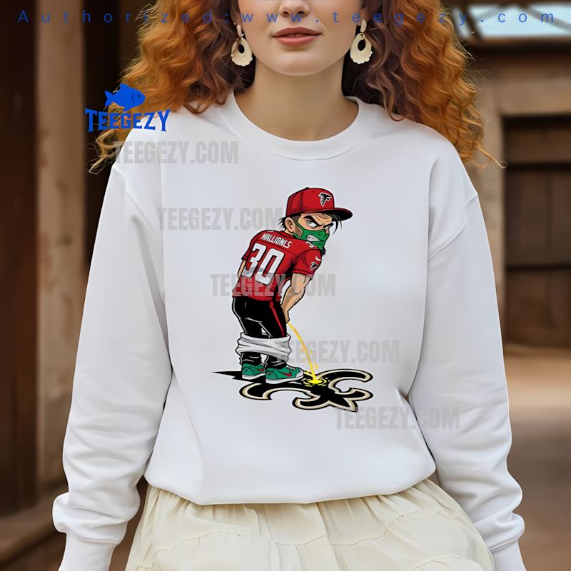 Falcons Hannibal Lecter Peeing On New Orleans Saints Rivalry Long Sleeve Falcons Hannibal Lecter Peeing On New Orleans Saints Rivalry Long Sleeve
