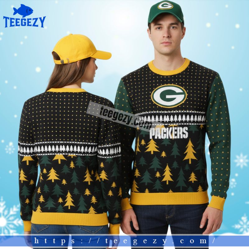 Green Bay Packers Xmas Tree Best Christmas Ugly Sweater