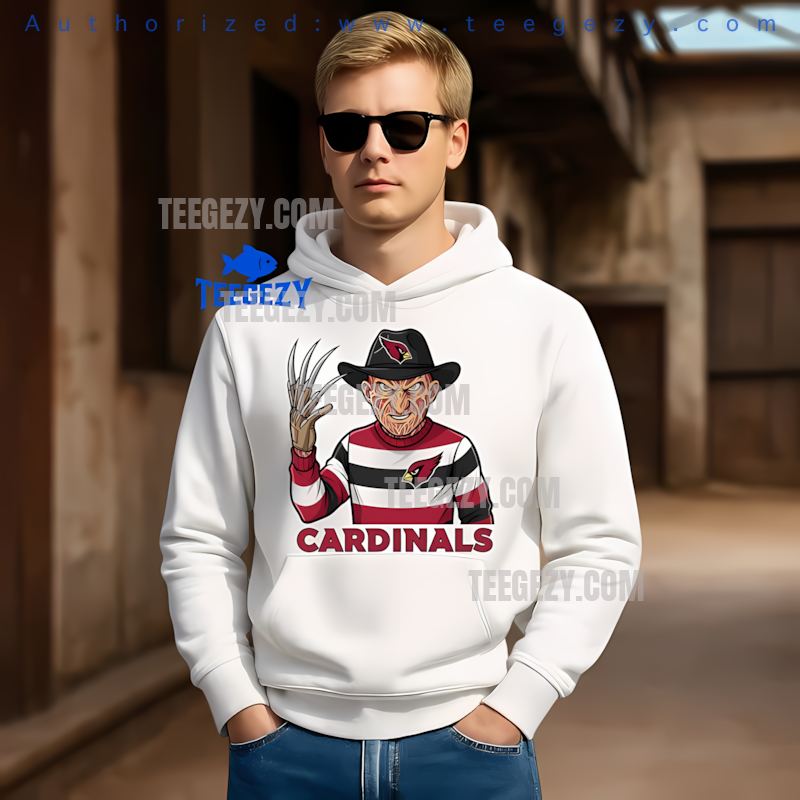 Halloween Arizona Cardinals Freddy Krueger Spooky Hoodie Halloween Arizona Cardinals Freddy Krueger Spooky Hoodie