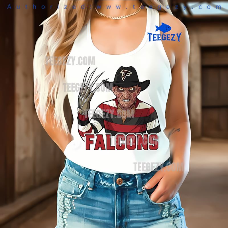 Halloween Atlanta Falcons Freddy Krueger Horror Tanktop Halloween Atlanta Falcons Freddy Krueger Horror Tanktop