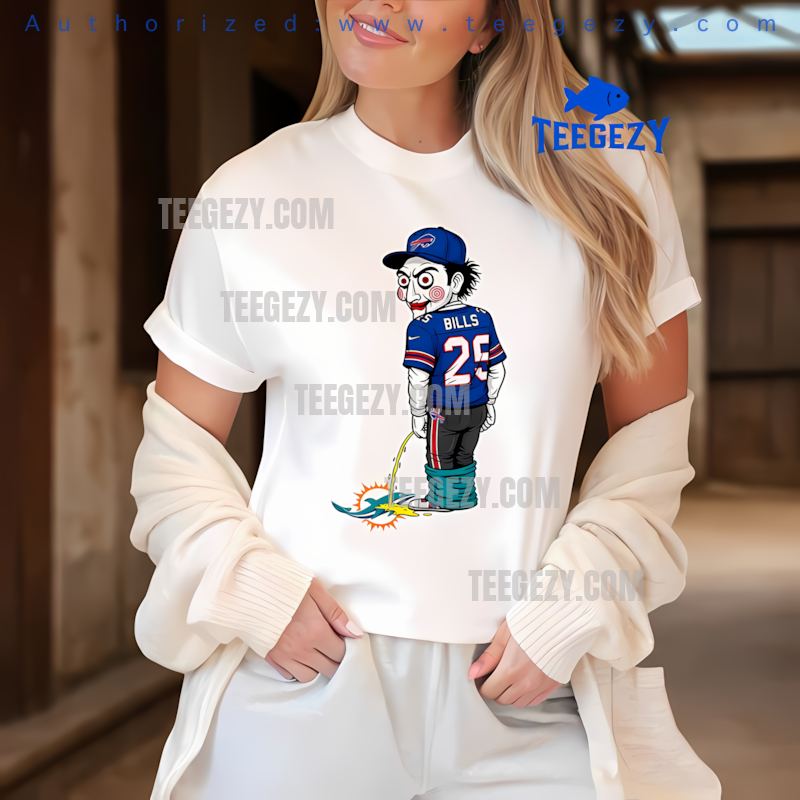 Halloween Buffalo Bills Billy Puppet Miami Dolphins Rivalry T-Shirt Halloween Buffalo Bills Billy Puppet Miami Dolphins Rivalry T-Shirt