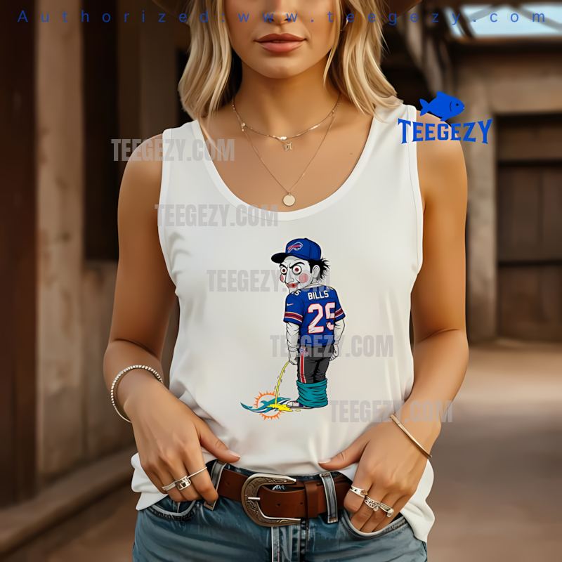 Halloween Buffalo Bills Billy Puppet Miami Dolphins Rivalry Tanktop Halloween Buffalo Bills Billy Puppet Miami Dolphins Rivalry Tanktop