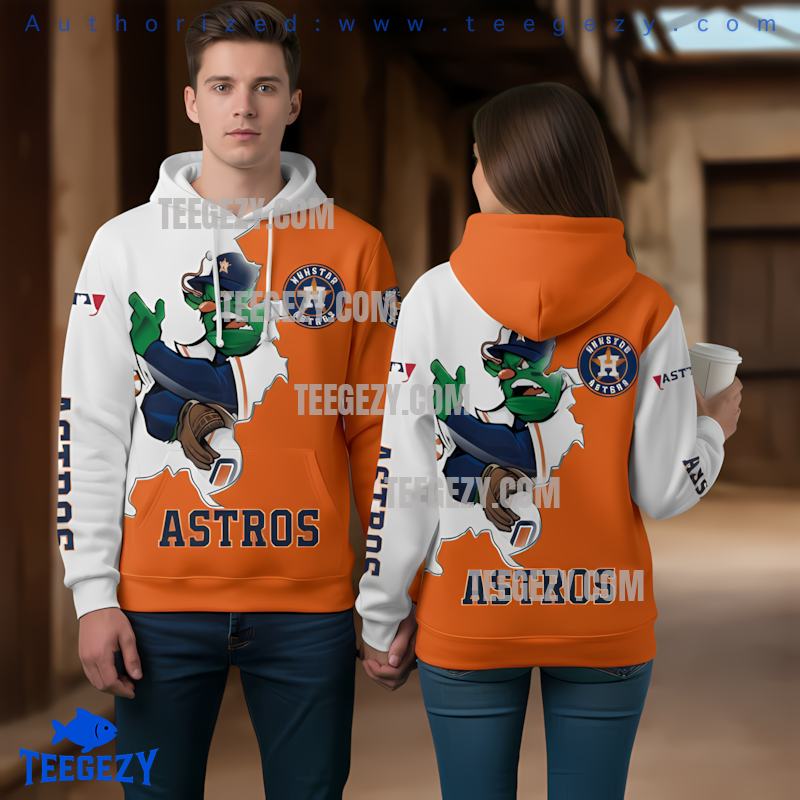 Houston Astros Orbit Mascot 3D Printed Hoodie Houston Astros Orbit Mascot 3D Printed Hoodie
