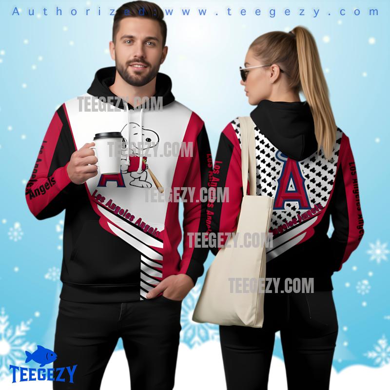 Los Angeles Angels Snoopy Hoodie Los Angeles Angels Snoopy Hoodie
