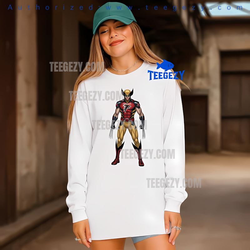 Marvel Atlanta Falcons Wolverine Superhero Long Sleeve Marvel Atlanta Falcons Wolverine Superhero Long Sleeve