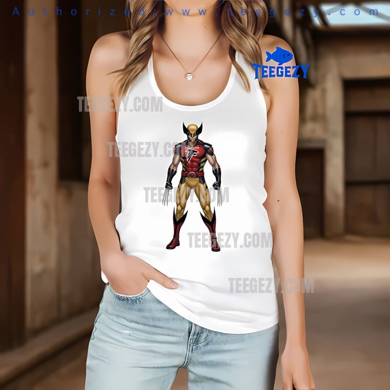 Marvel Atlanta Falcons Wolverine Superhero Tanktop Marvel Atlanta Falcons Wolverine Superhero Tanktop