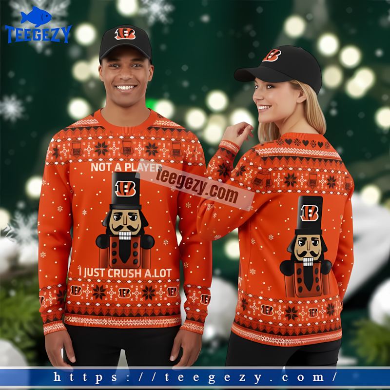 Not A Player Cincinnati Bengals Orange Best Christmas Sweaters Not A Player Cincinnati Bengals Orange Best Christmas Sweaters