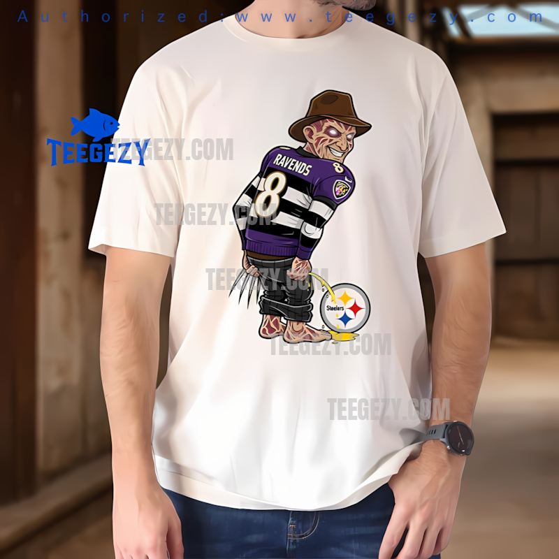 Pittsburgh ST-Shirtlers Freddy Krueger Steelers Rivalry Halloween Tee Pittsburgh ST-Shirtlers Freddy Krueger Steelers Rivalry Halloween Tee
