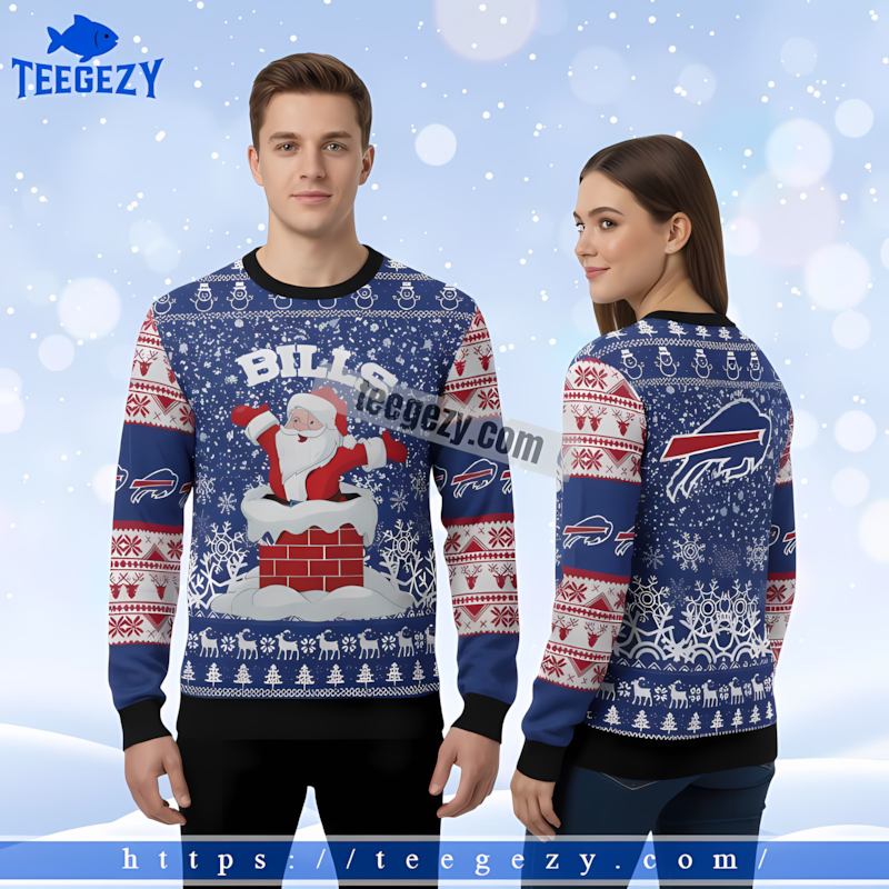 Santa Claus From Chimney Baltimore Ravens Christmas Ugly Sweater Purple Santa Claus From Chimney Baltimore Ravens Christmas Ugly Sweater Purple