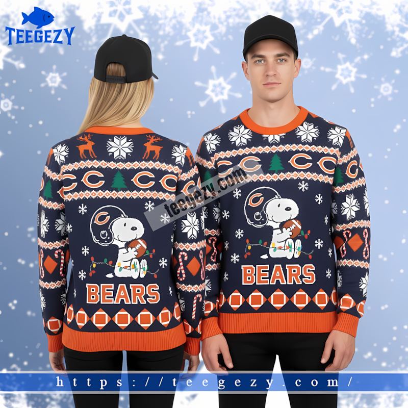 Snoopy Woodstock Cincinnati Bengals Blue Orange Christmas Sweatshirt For Men Snoopy Woodstock Cincinnati Bengals Blue Orange Christmas Sweatshirt For Men