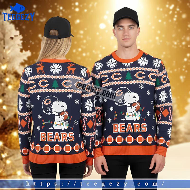 Snoopy Woodstock Cincinnati Bengals Blue Orange Christmas Sweatshirt For Men Snoopy Woodstock Cincinnati Bengals Blue Orange Christmas Sweatshirt For Men