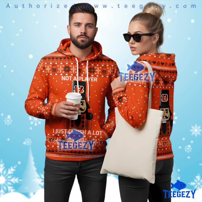 Cincinnati Bengals Nutcracker Not A Player 3D Ugly Hoodie Youth Cincinnati Bengals Nutcracker Not A Player 3D Ugly Hoodie Youth