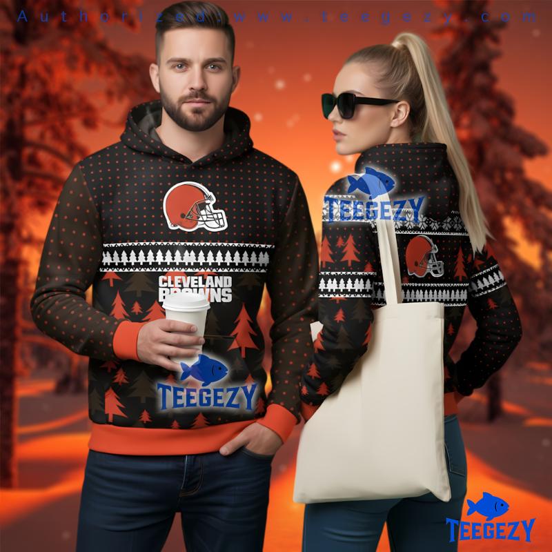 Cincinnati Bengals Xmas Tree 3D Ugly Hoodie Zip Up Cincinnati Bengals Xmas Tree 3D Ugly Hoodie Zip Up