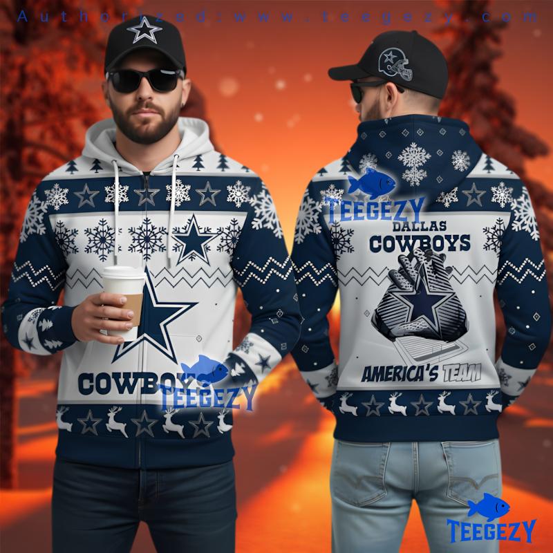 Dallas Cowboys Americas Team 3D Ugly Hoodie Men Women