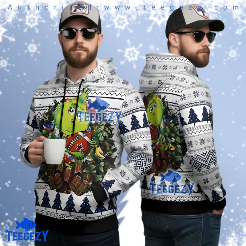 Dallas Cowboys Baby Grinch Ugly Christmas 3D Hoodie