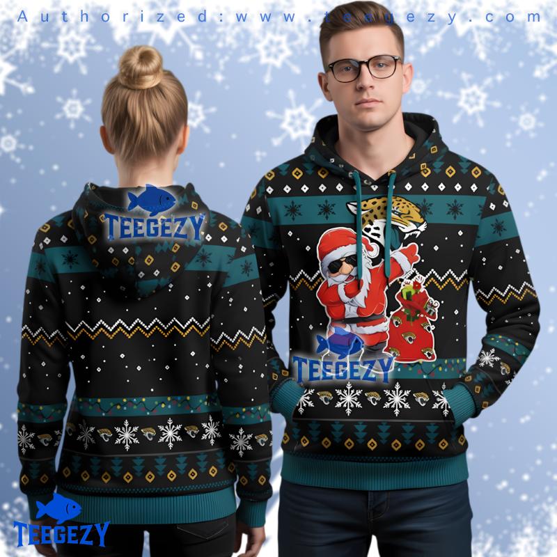 Jacksonville Jaguars Christmas Bag Santa Ugly Christmas 3D Hoodie Jacksonville Jaguars Christmas Bag Santa Ugly Christmas 3D Hoodie