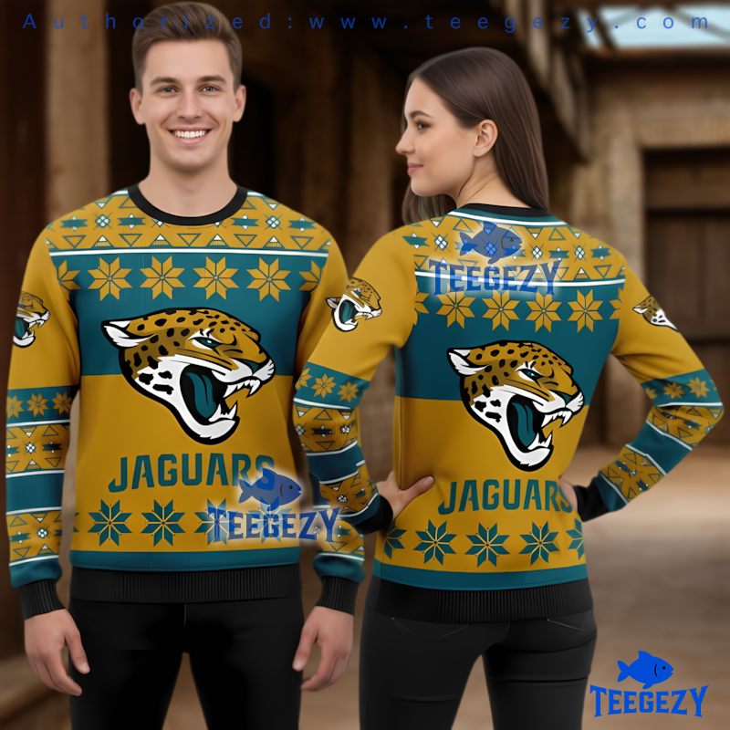 Jacksonville Jaguars Football Ugly Christmas Sweater Festive Gear