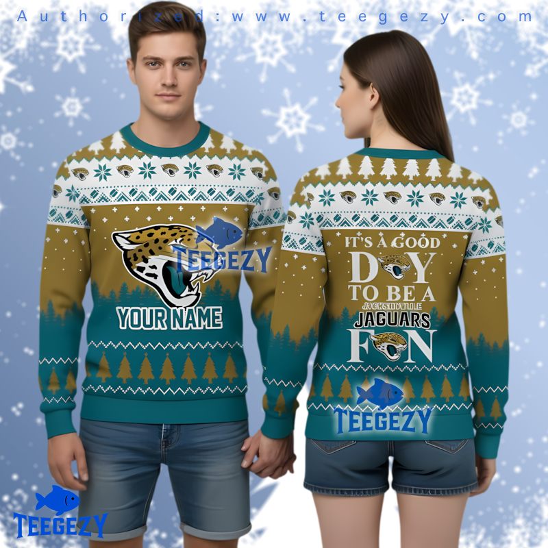 Jacksonville Jaguars Its A Good Day To Be A Fan Ugly Christmas Sweater