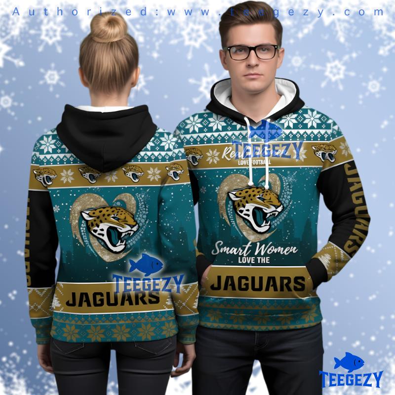 Jacksonville Jaguars Womens Fan Ugly Christmas 3D Hoodie Jacksonville Jaguars Womens Fan Ugly Christmas 3D Hoodie