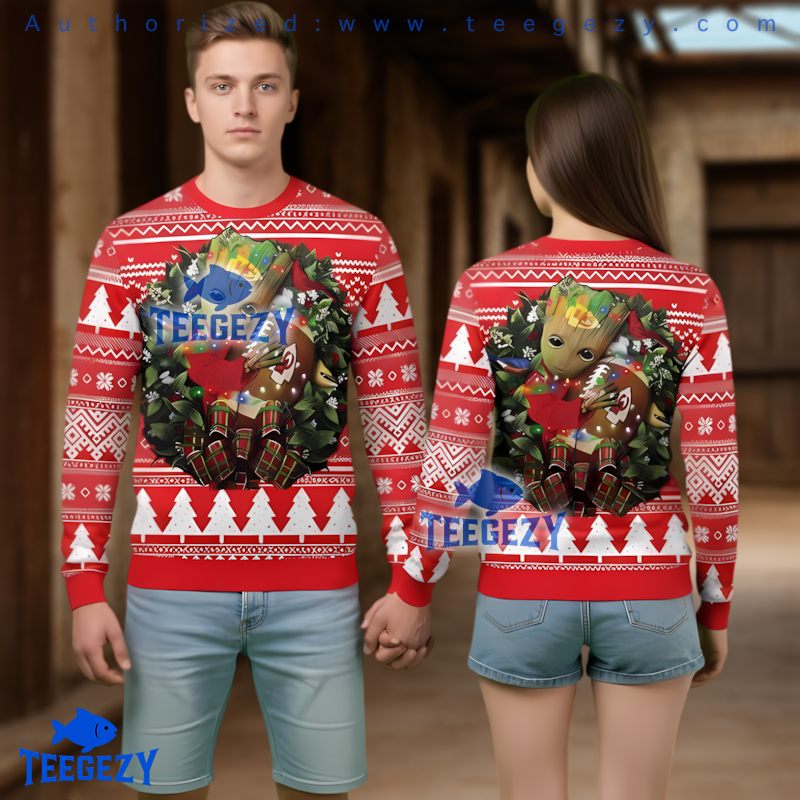 Jacksonville Jaguars Winnie The Pooh Ugly Christmas Sweater 3D