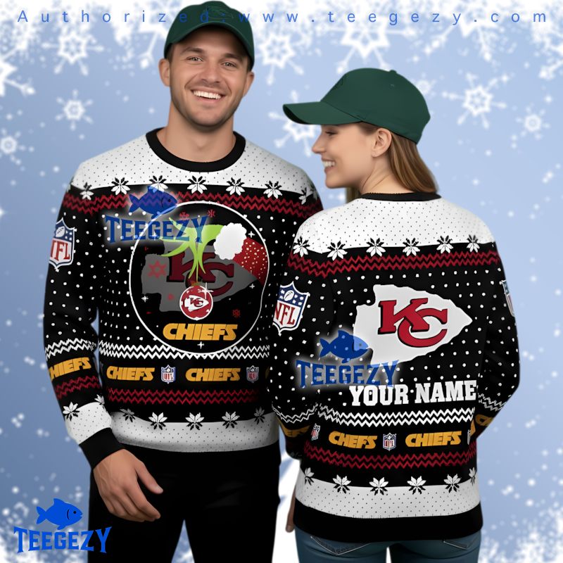 Kansas City Chiefs Grinch Stole Christmas Funny Ugly Xmas Sweaters Kansas City Chiefs Grinch Stole Christmas Funny Ugly Xmas Sweaters