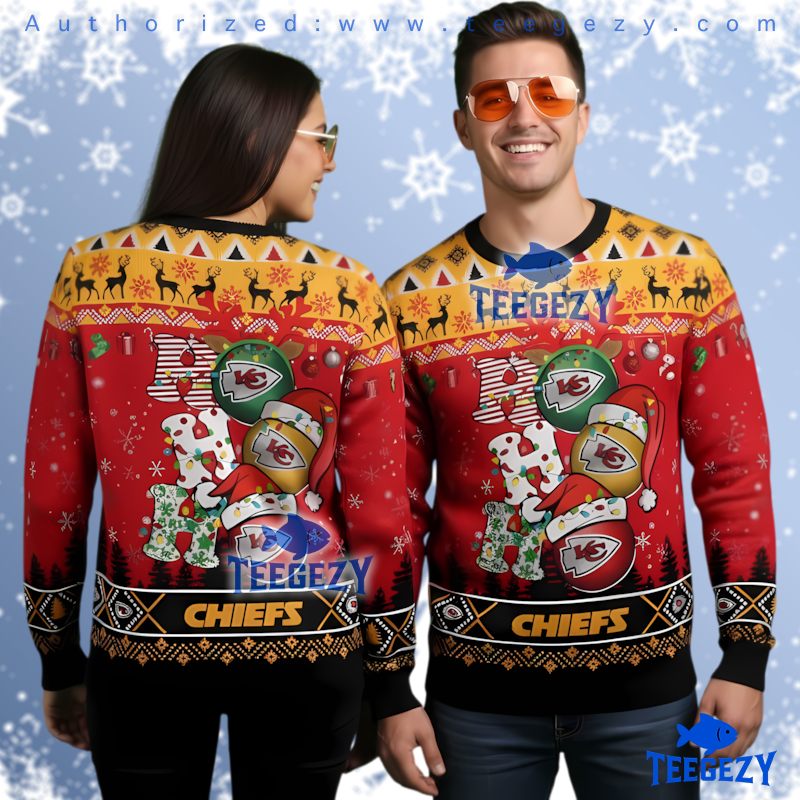 Kansas City Chiefs Jack Skellington Ugly Christmas Sweater Nightmare Before Kansas City Chiefs Jack Skellington Ugly Christmas Sweater Nightmare Before