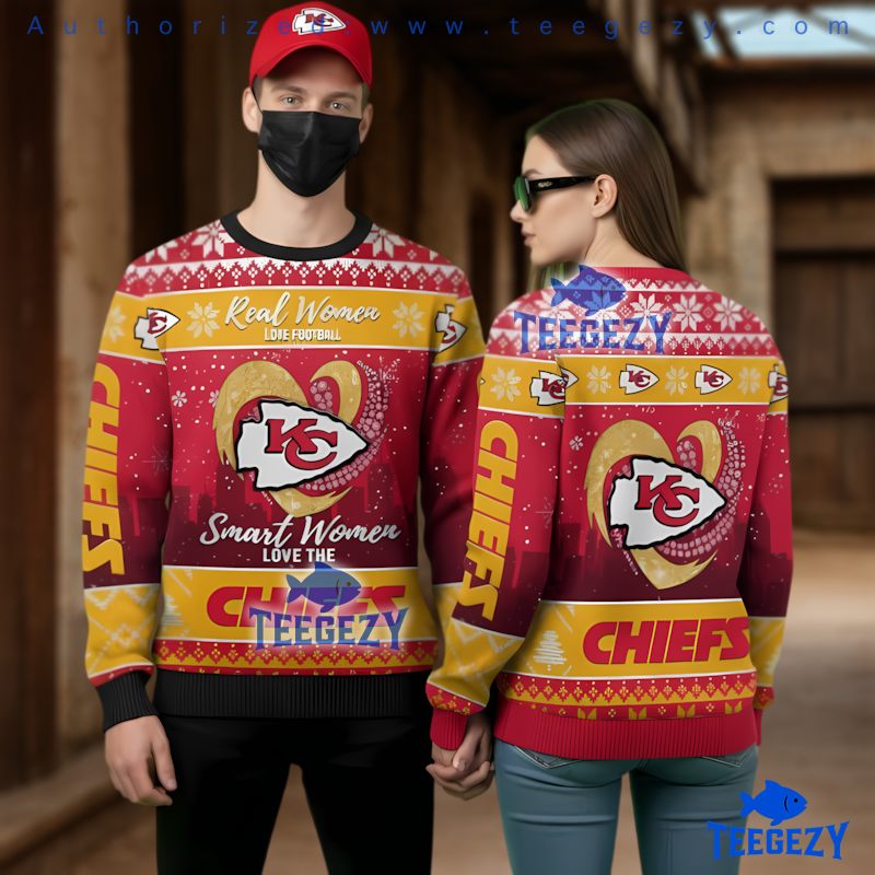 Kansas City Chiefs Real Women Love The Chiefs Ugly Christmas Sweater