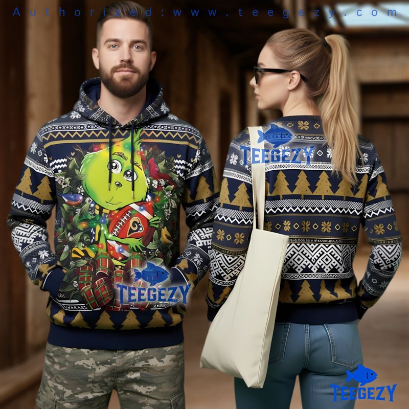 Los Angeles Rams Logo Christmas Tree 3D Hoodie Winter Wear