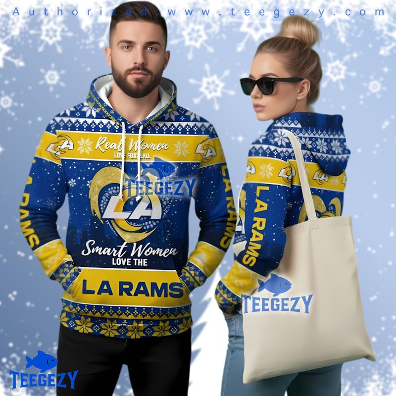 Los Angeles Rams Personalized Grinch Football Ugly Christmas 3D Hoodie Los Angeles Rams Personalized Grinch Football Ugly Christmas 3D Hoodie