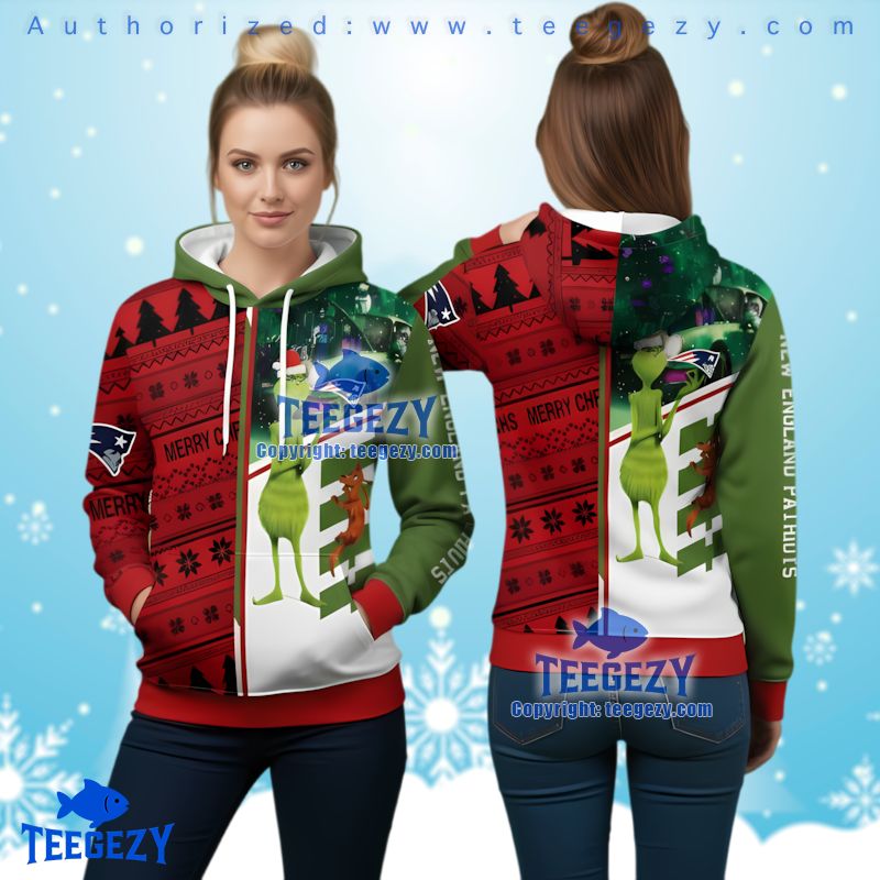 New England Patriots Peanuts Football Christmas 3D Print Zip Up Hoodie New England Patriots Peanuts Football Christmas 3D Print Zip Up Hoodie