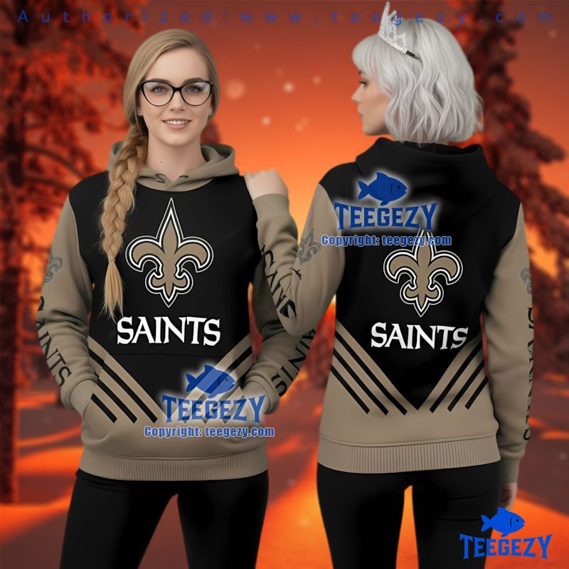New Orleans Saints Official Colors Ugly Christmas 3D Hoodie Gift