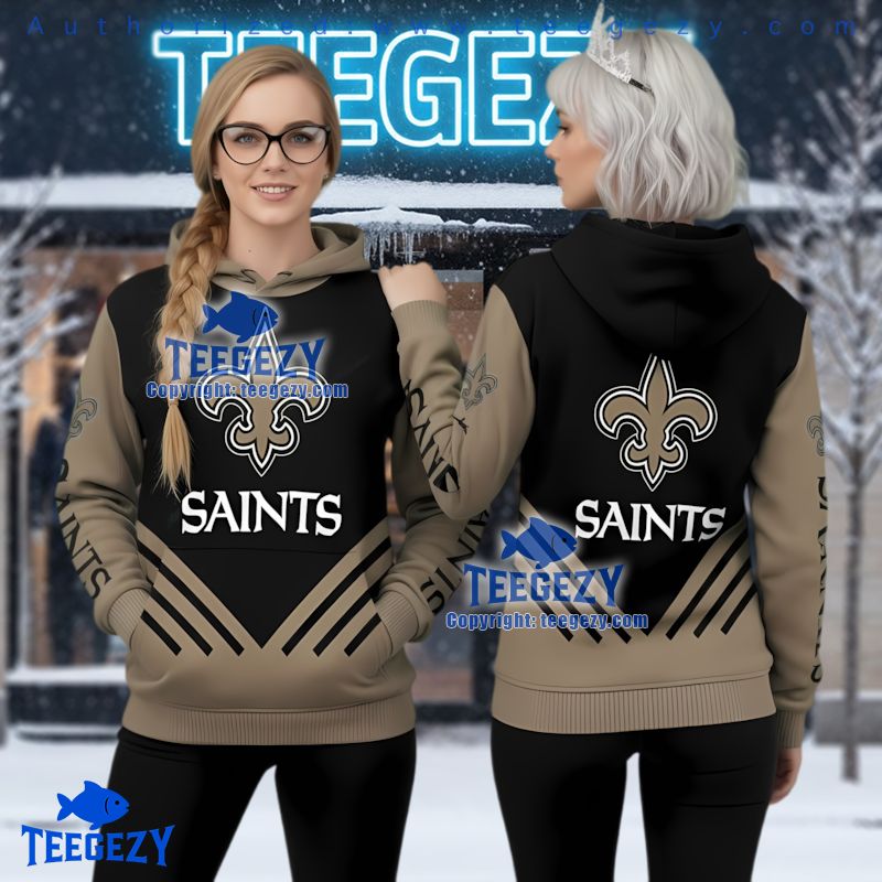 New Orleans Saints Official Colors Ugly Christmas 3D Hoodie Gift New Orleans Saints Official Colors Ugly Christmas 3D Hoodie Gift