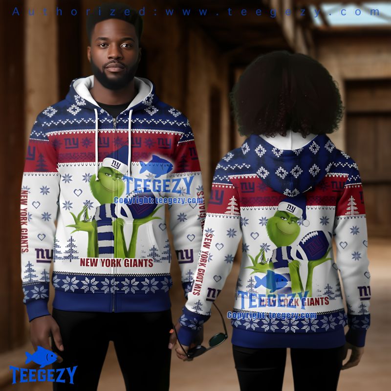 New York Giants Disney Mickey Mouse Ugly Christmas 3D Hoodie New York Giants Disney Mickey Mouse Ugly Christmas 3D Hoodie