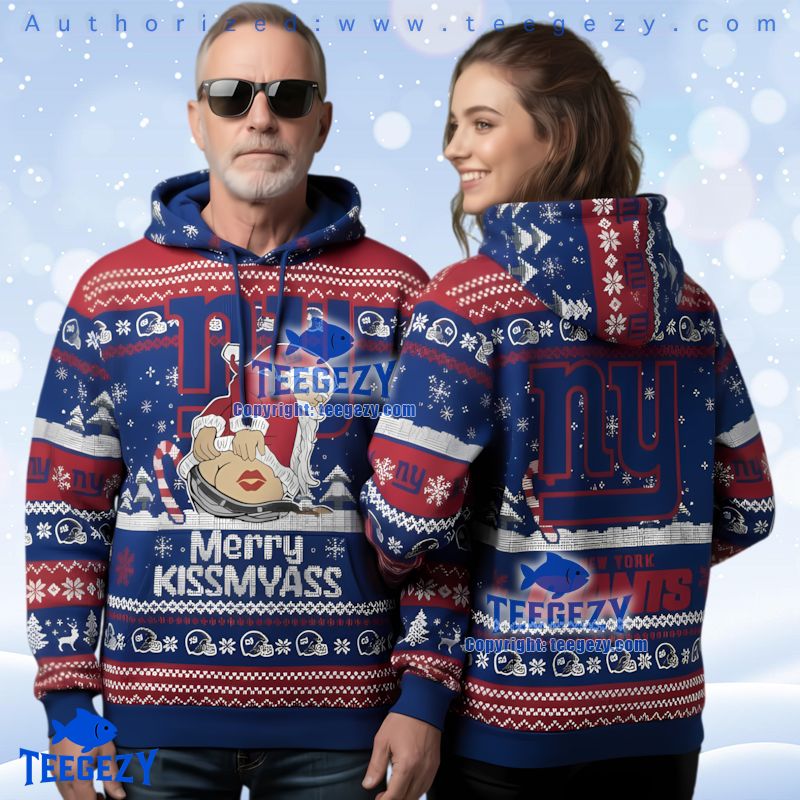 New York Giants Funny Rivalry Grinch Ugly Christmas 3D Hoodie