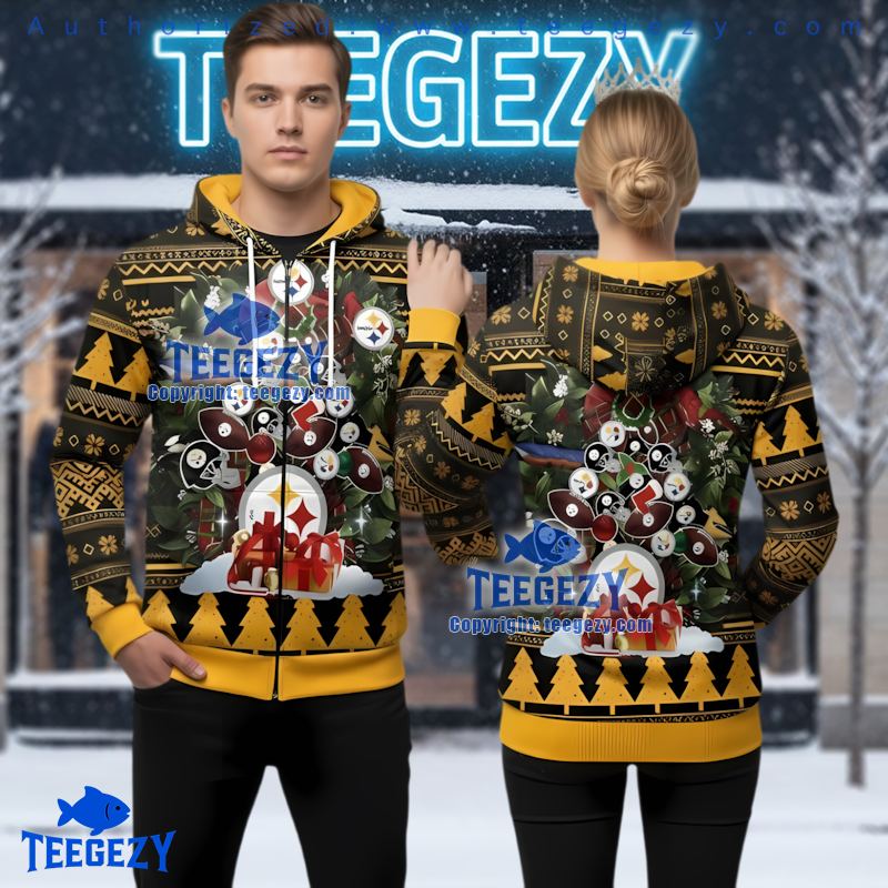 Pittsburgh Steelers Classic Style Ugly Christmas 3D Hoodie